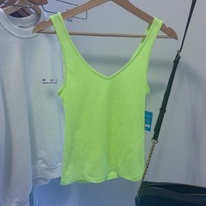 neon tank top